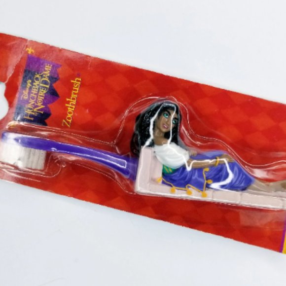 Vintage 1992 Disney's Hunchback of Notre Dame Esmerelda Toothbrush - Picture 1 of 7